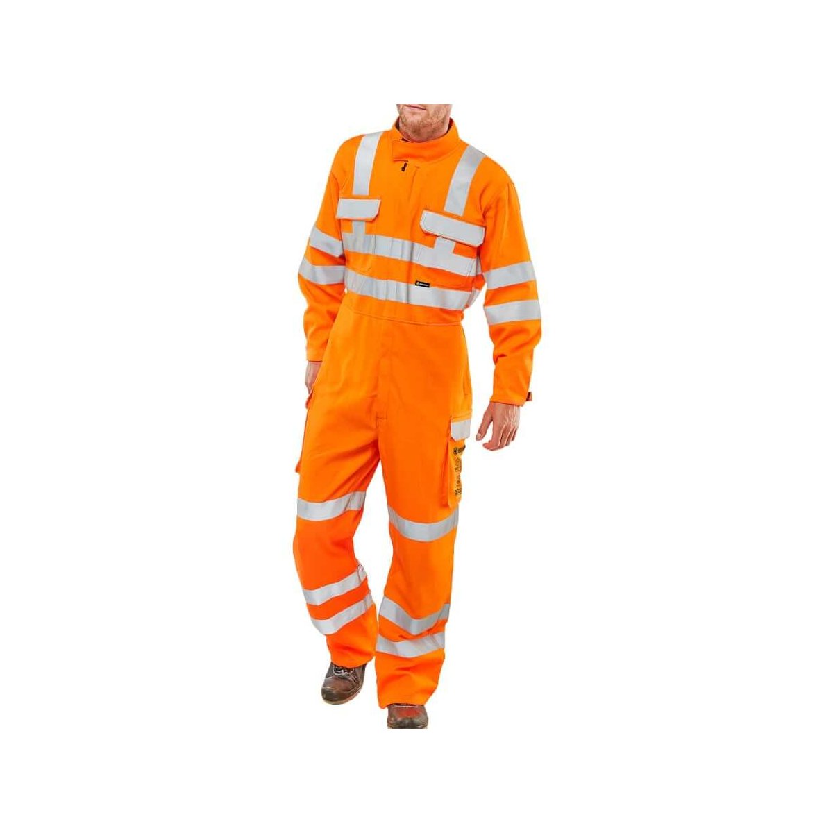 Beeswift CARC153OR Compliant RIS Coverall Orange | BK Safetywear